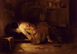 El suicidio, c.1836 de Alexandre Gabriel Decamps